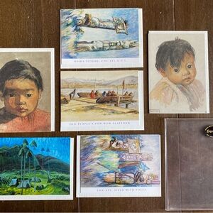 Vintage Emily Carr Canadian Art Collection 6 Cards Envelope Museum Collection